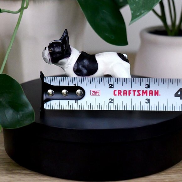 2 for $20 - French Black & White Bulldog Figure‎ - Hand Painted & Collectible - Picture 9 of 10